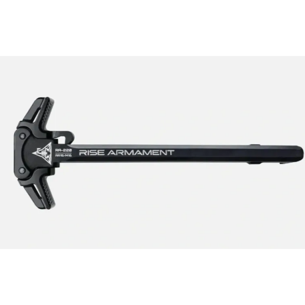Black tactical charging handle
